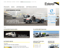 Tablet Screenshot of esterer.de